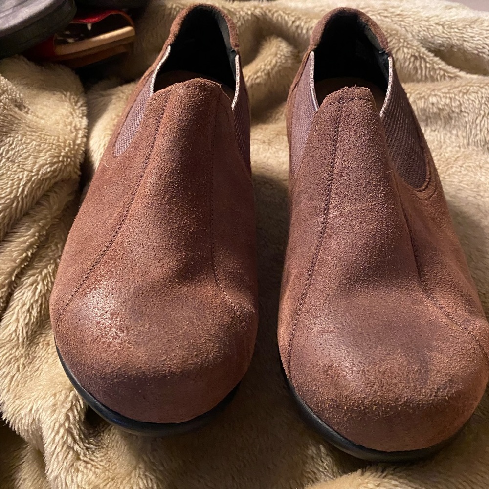 Abro Brown Leather Shoes size 8
